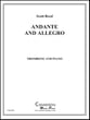 Andante and Allegro Trombone and Piano P.O.D. cover